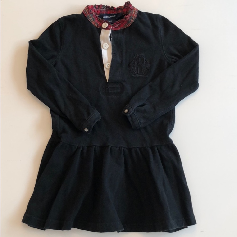 Ralph Lauren girls black dress